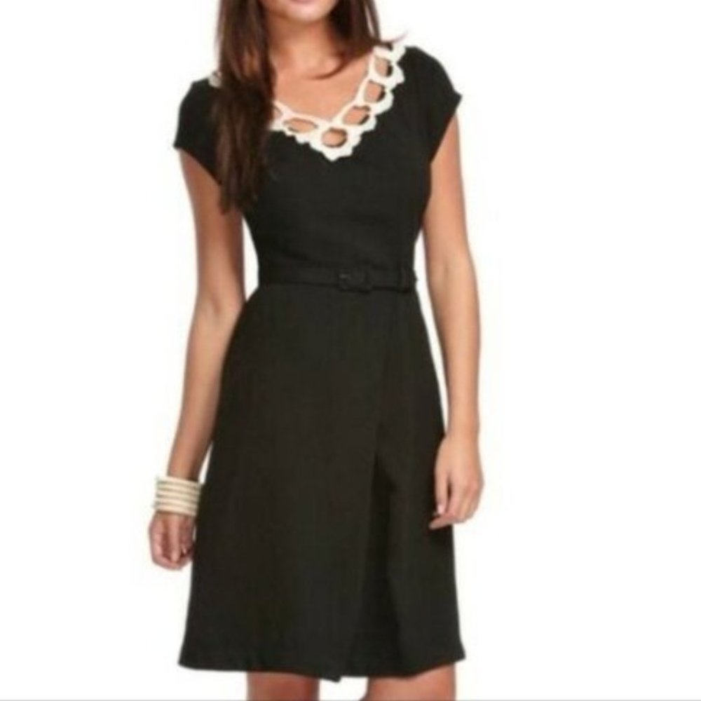 BOGO FREE Vintage Libertine for Target Black dress, size 7 Juniors or 4 Misses